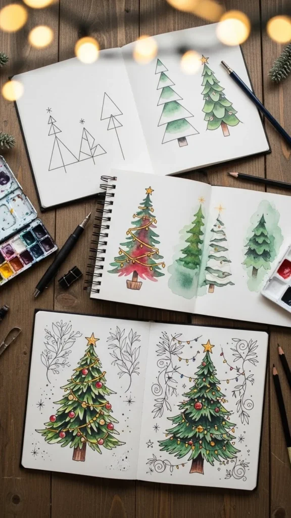 Choose the Right Style for Your Christmas Tree Tattoo