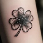 24 Bold Four Leaf Clover Tattoos That Boost Good Fortune