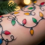 24 Bright Christmas Lights Tattoos That Glow With Personality
