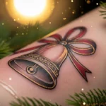 24 Classic Christmas Bell Tattoos That Ring in the Season