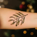 26 Romantic Mistletoe Tattoos That Add Festive Charm