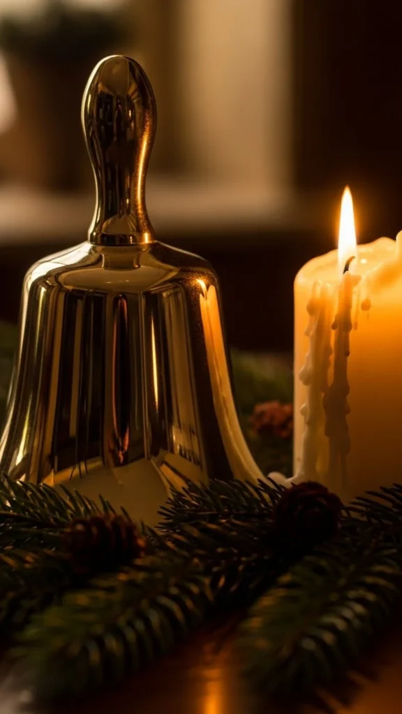 Bell With Candle Glow