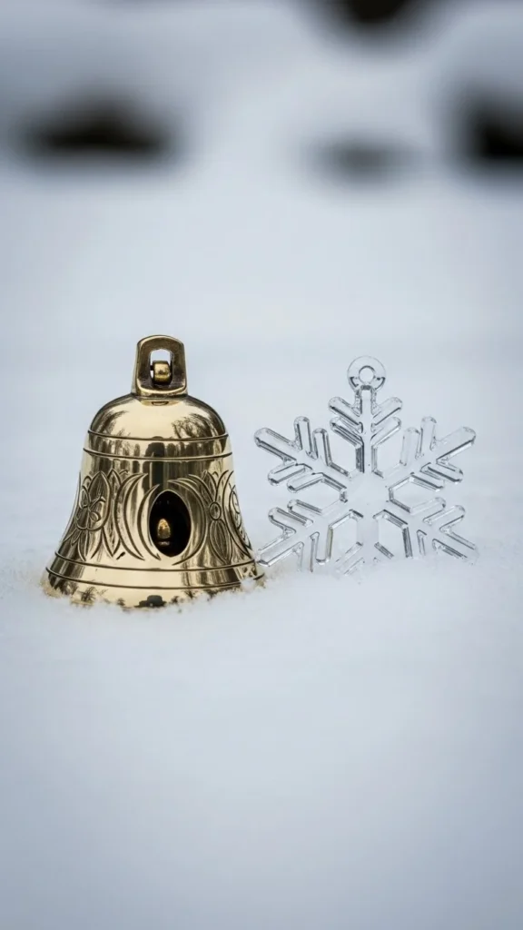 Bell With Snowflake Accent