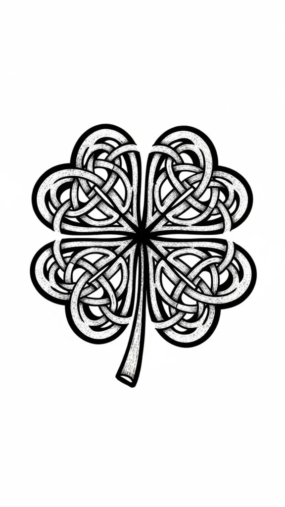 Celtic Knot Clover