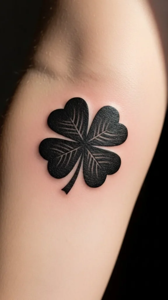 Classic Solid Black Clover