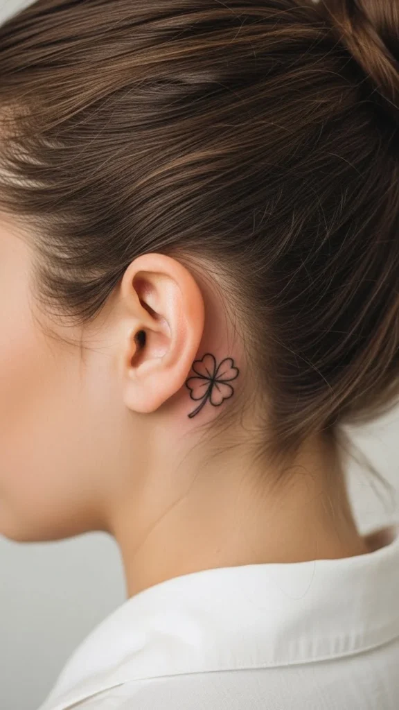 Clover Behind the Ear