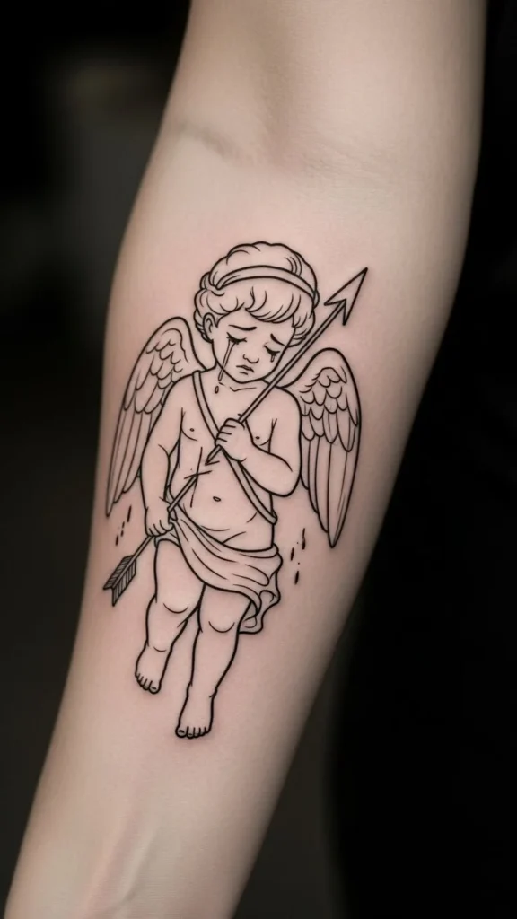 Cupid With Broken Arrow