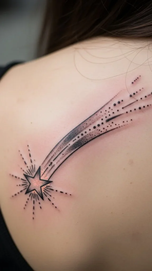 Falling Star Tattoo