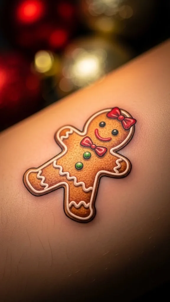 Gingerbread Girl With a Bow