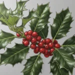 How to Create a Bright Holly Leaf Tattoo With Clean Lines