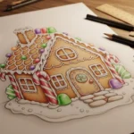 How to Create a Sweet Gingerbread House Tattoo With Details