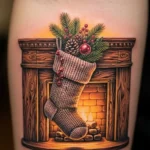 How to Draw a Cute Christmas Stocking Tattoo With Whimsical Flair