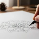 How to Draw a Stunning Snowflake Mandala Tattoo Easily