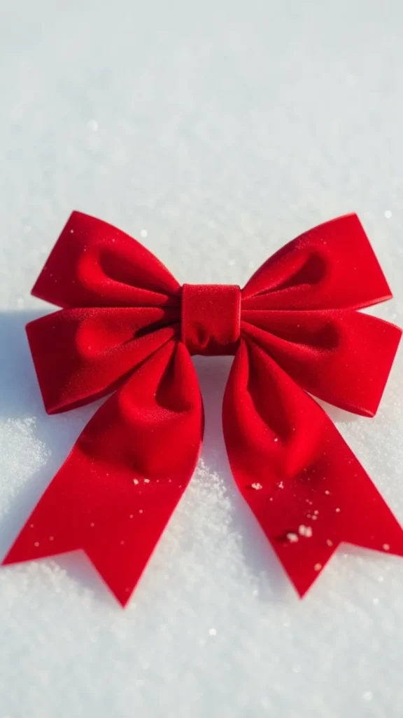 How to design a Christmas bow tattoo