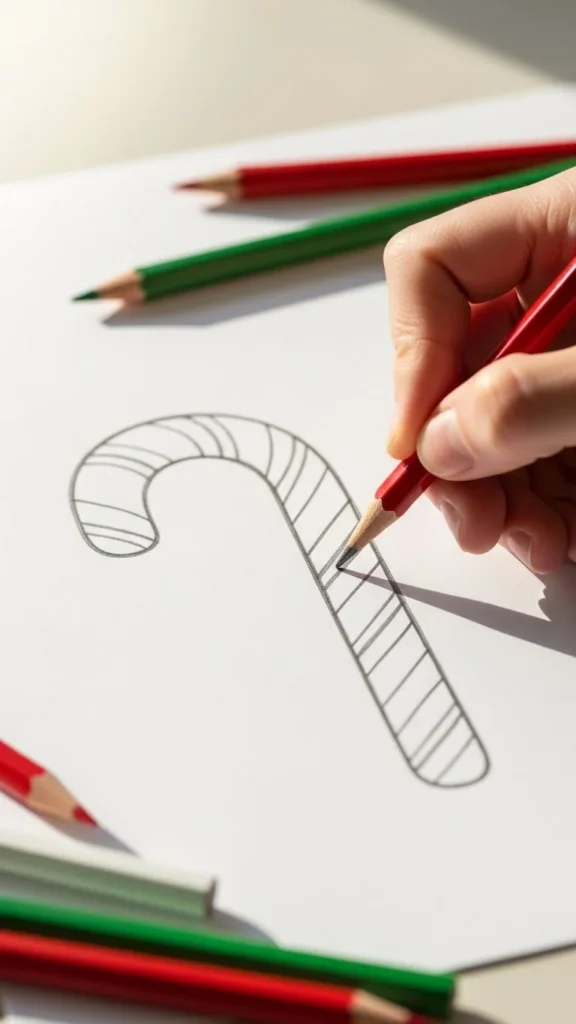 How to make a candy cane tattoo