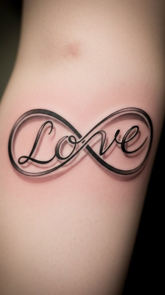 Infinity Love with Subtle Shading