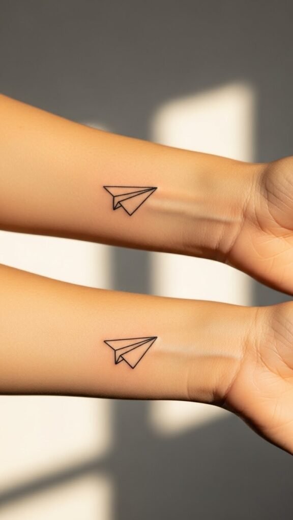 Paper Plane Pair
