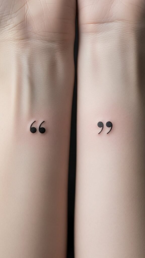 Half Quote Symbol Pair