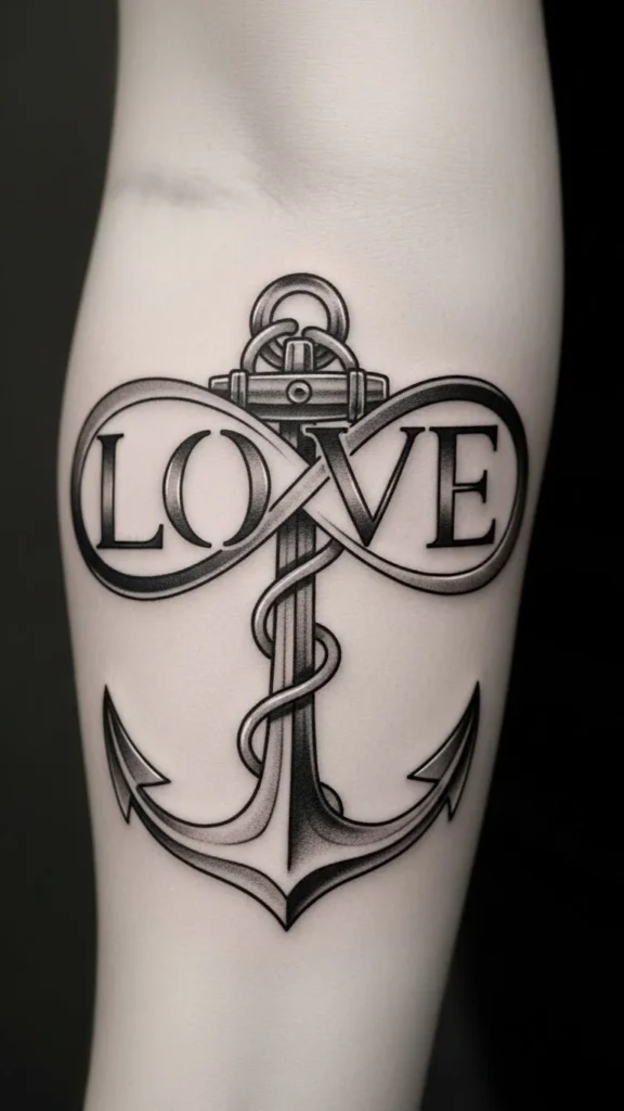  Infinity Love with Anchor Base