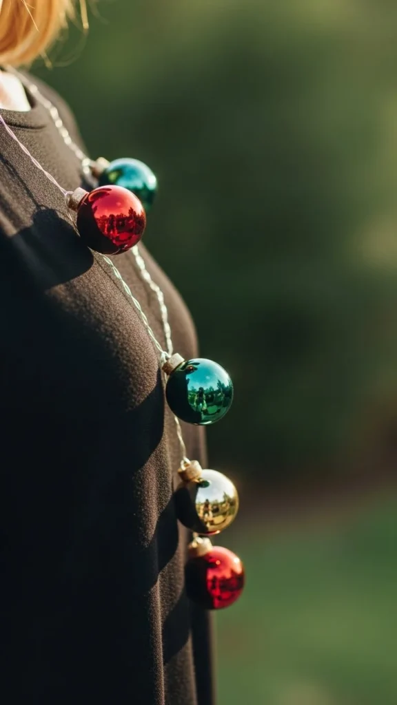 Light Bulb Garland on the Rib Area