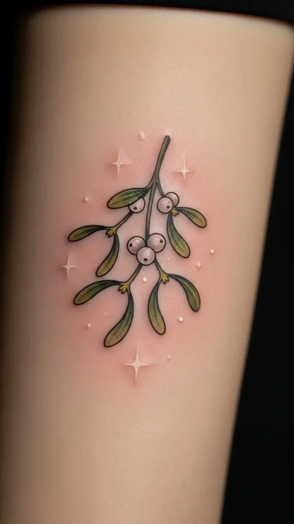 Mistletoe With Tiny Stars