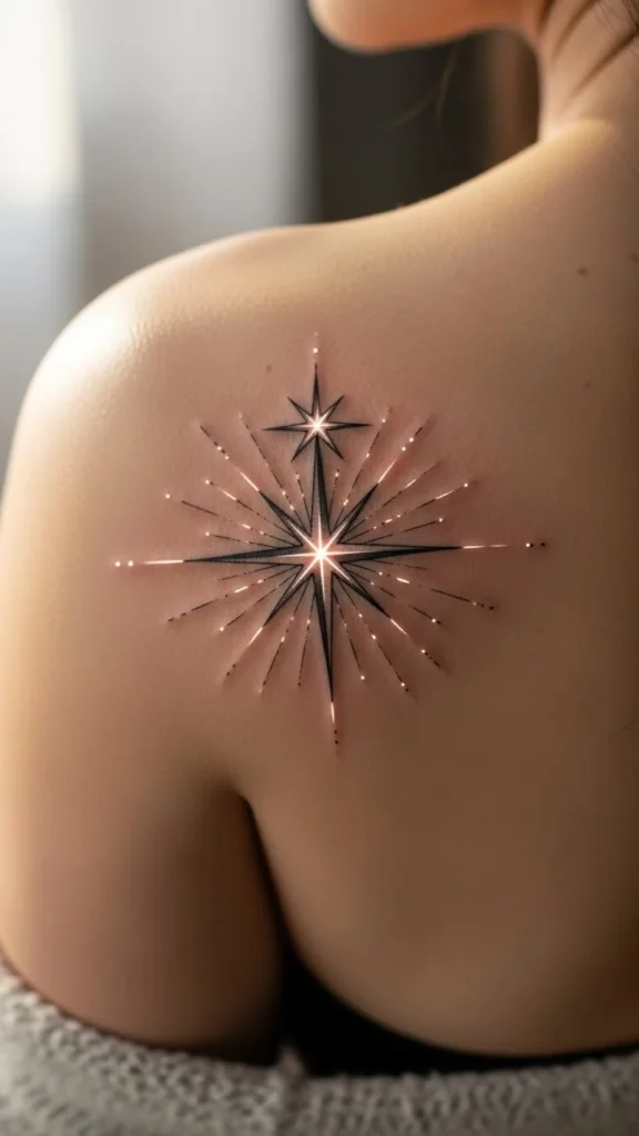 North Star With Soft Glow