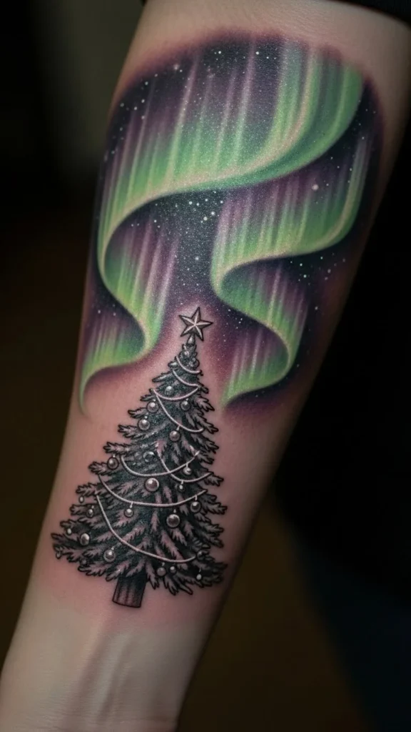 Northern Lights Christmas Tree