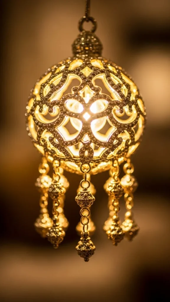 Ornament With Hanging Beads