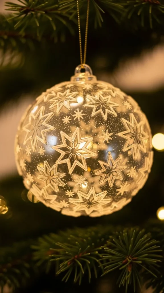 Ornament With Mini Star Cutouts