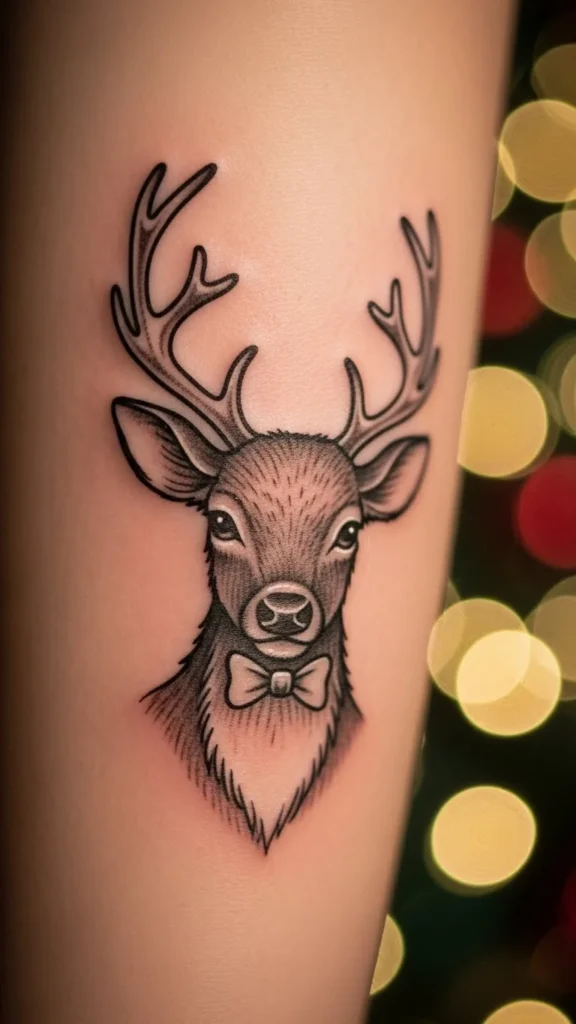 Reindeer With A Bowtie