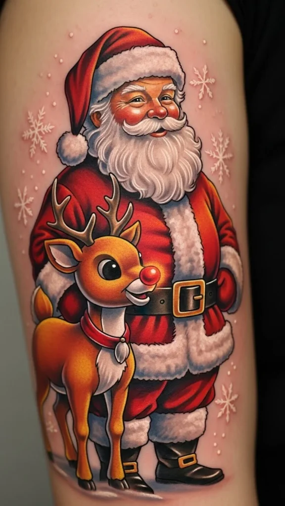 Santa and Rudolph Duo