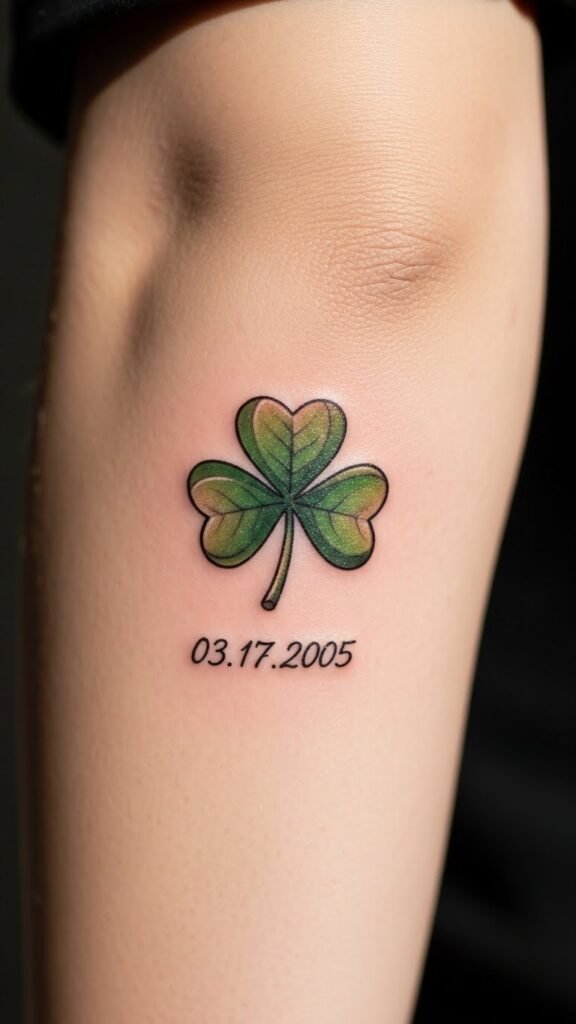 Shamrock With Date