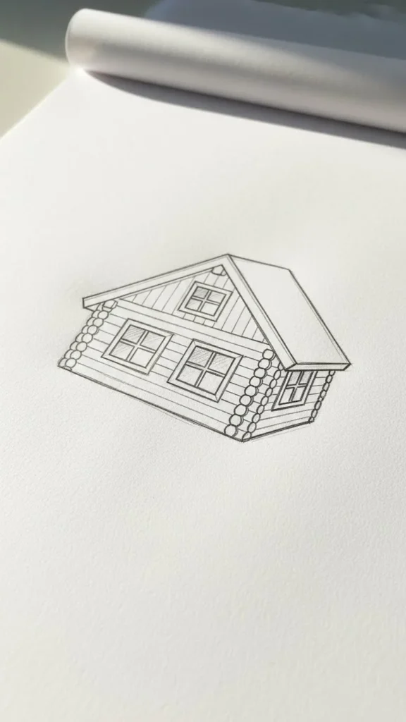Sketch the Cabin Shape