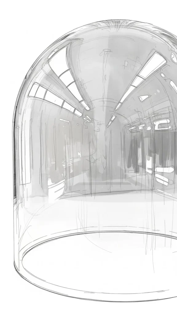 Sketch the Globe Shape With Soft, Welcoming Lines