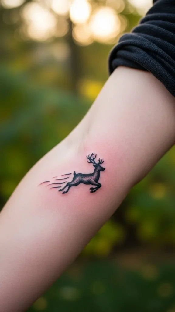 Small Running Reindeer