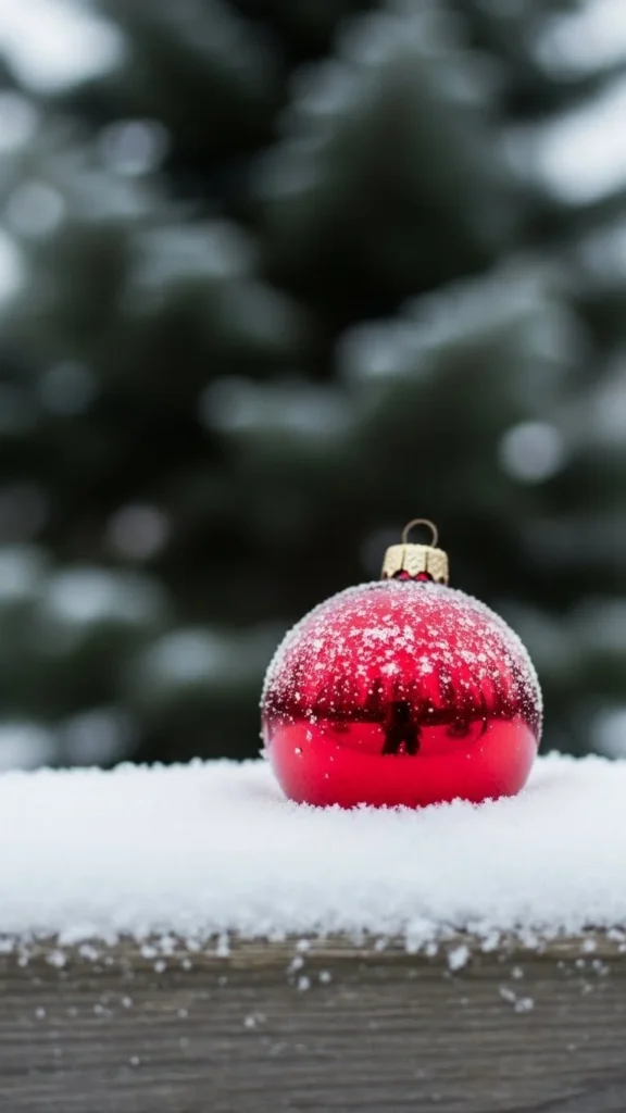 Snow-Dusted Ornament