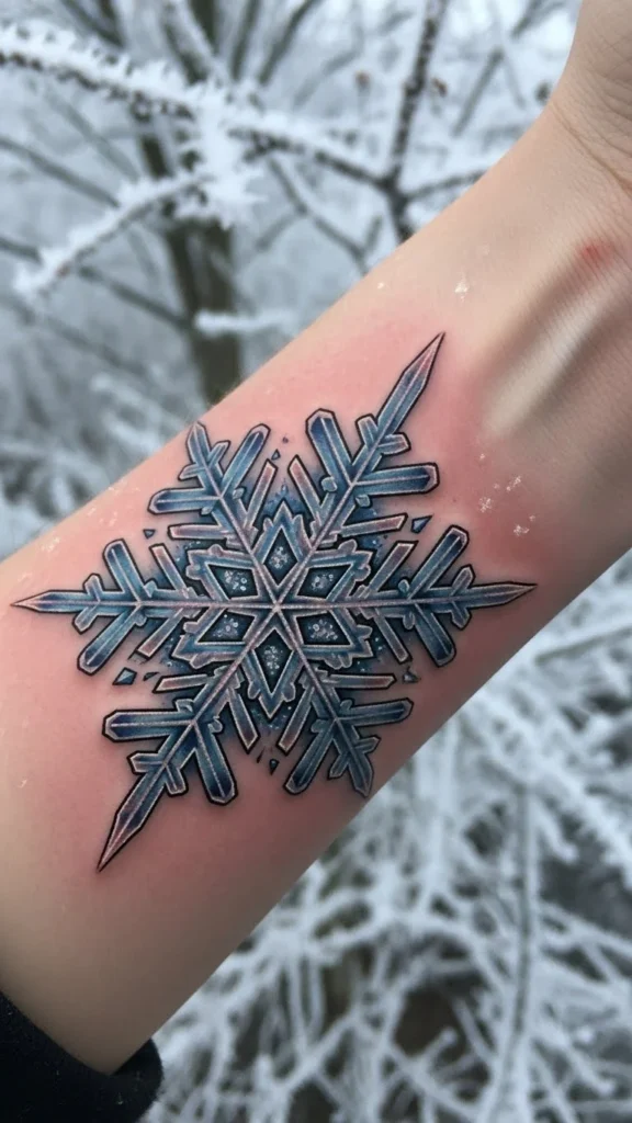 Snowflake on the Forearm