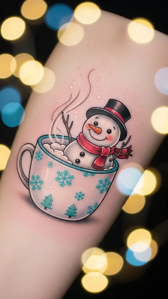 Snowman Mug Tattoo