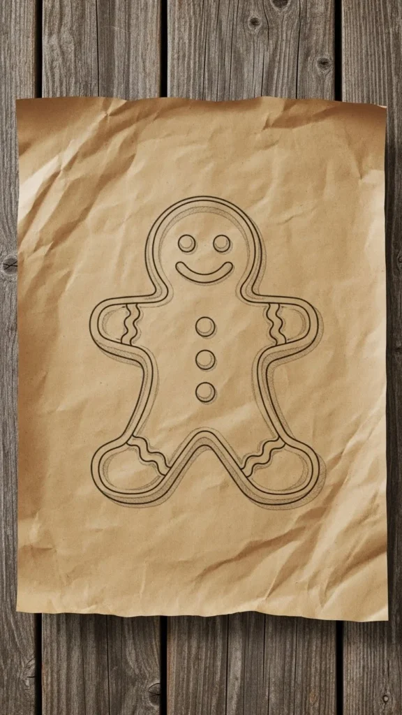 Start With a Soft, Rounded Gingerbread Shape