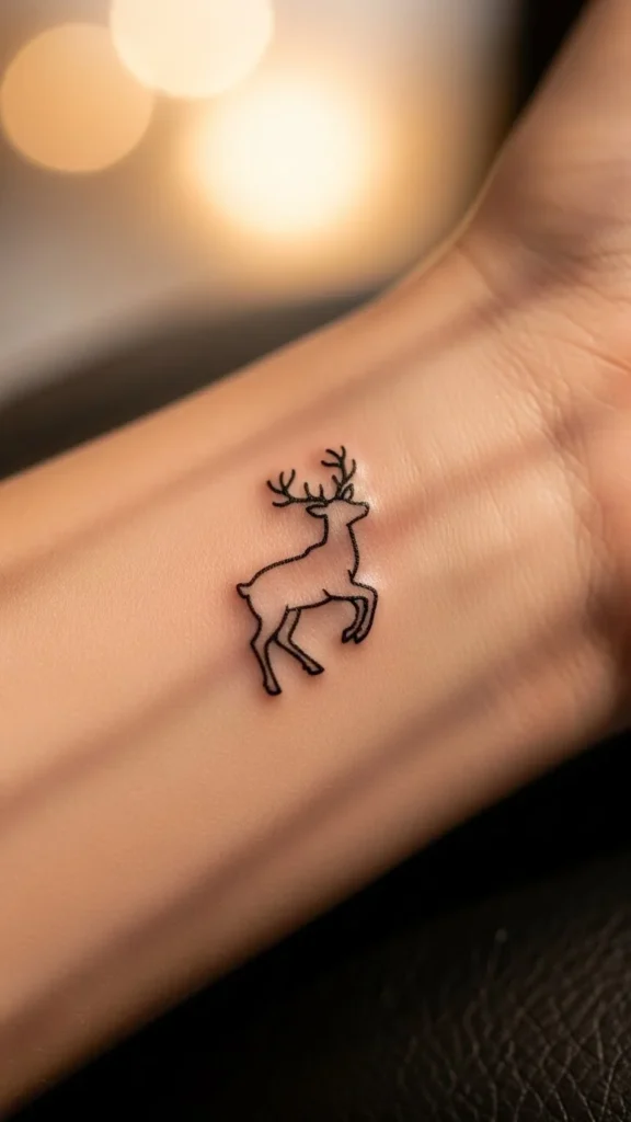 Tiny Minimalist Reindeer