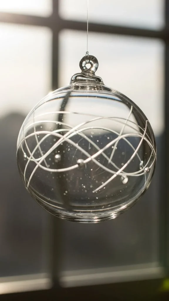 Transparent Glass Ornament