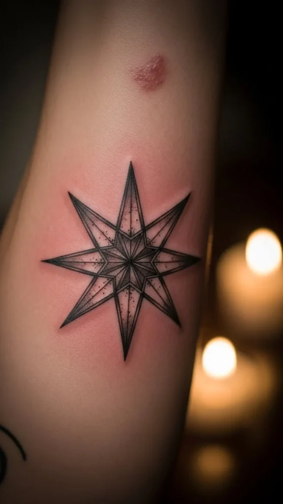 Vintage Eight-Point Star