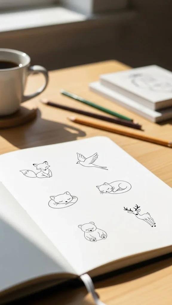 How to Draw Tiny Animal Tattoos