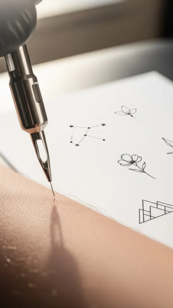 How to draw tiny tattoos