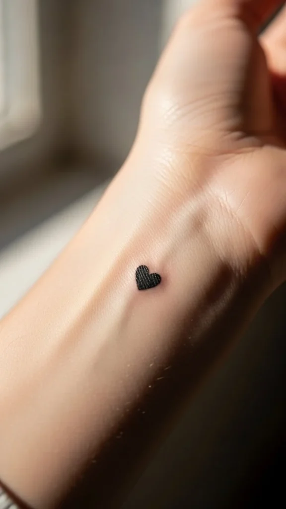 How to Make Tiny Heart Tattoos