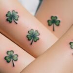 22 Simple Green Clover Tattoos That Bring Subtle Luck