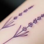 24 Calming Lavender Tattoos That Feel Peaceful and Fresh
