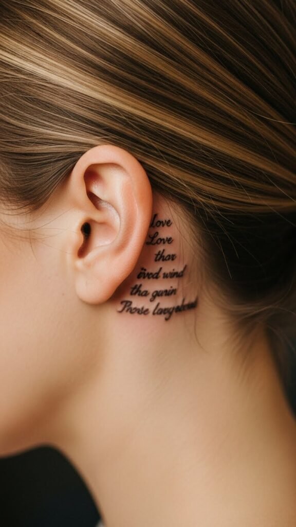 Behind-the-Ear Love Words