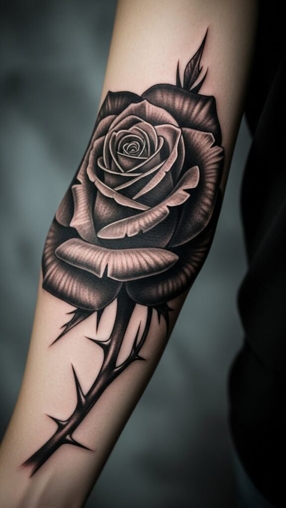 Black Rose Tattoo