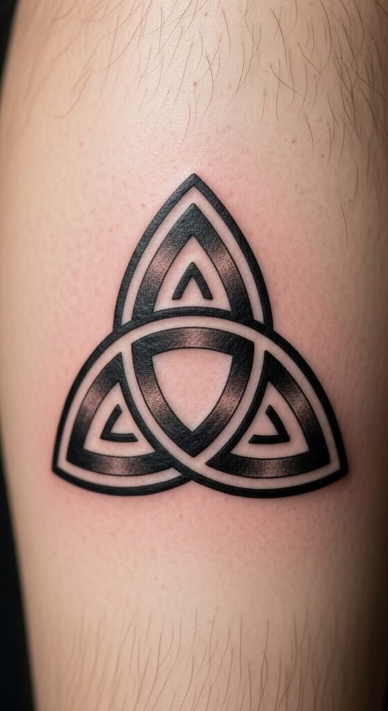 Bold Line Trinity Knot